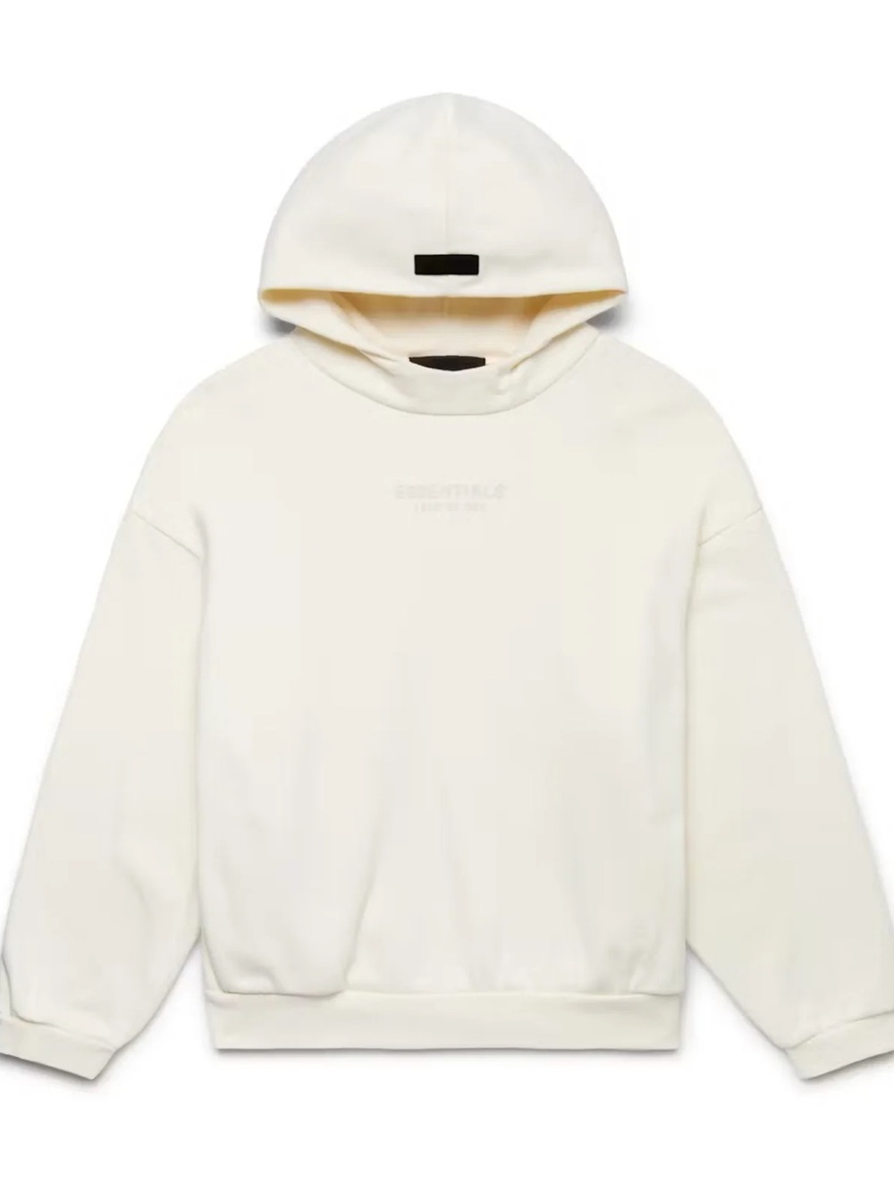 ESSENTIALS Men's Cream Pullover Hoodie